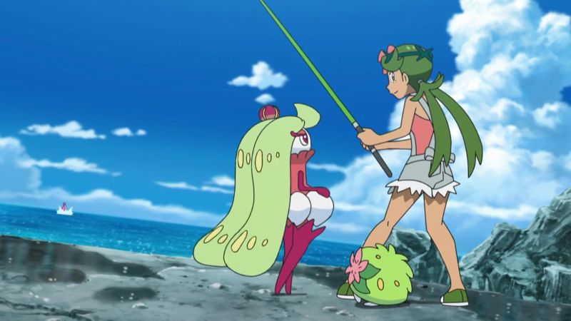 Trainer Mallow fishing in one of the fishing pools