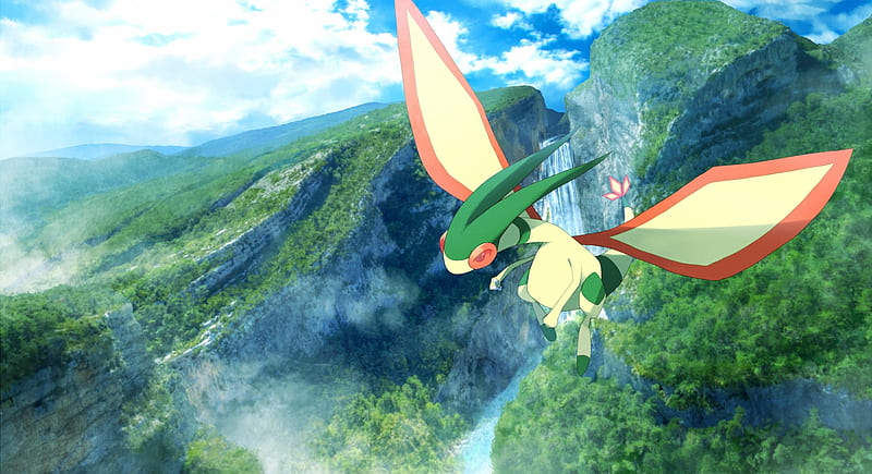 A view of the sea from one of the Mountain View Apartments with Flygon on the foreground